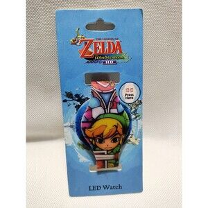 The Legend of Zelda Windwaker HD LED Watch Nintendo Accutime Watch Corp NEW WORK